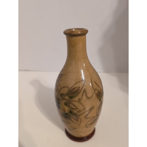 T‎ Comme Terre de Provence France Glaze Pottery 7.5" Olive Oil Bottle W/O Spout - Picture 4 of 7